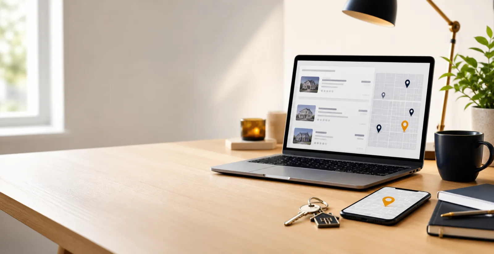 Nationwide HomeyPoints AI Agent Search marketing map for local real-estate visibility
